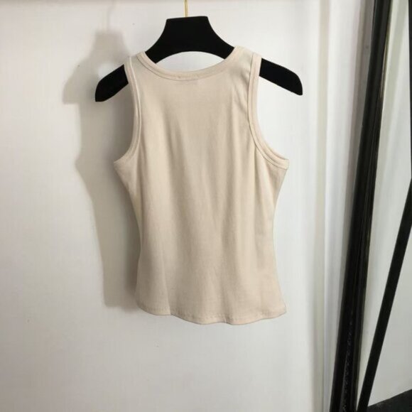 🧩Outdoor MIU MIU Crystal-Embellished Knit Tank Top,Very comfortable to wear - Picture 6 of 6